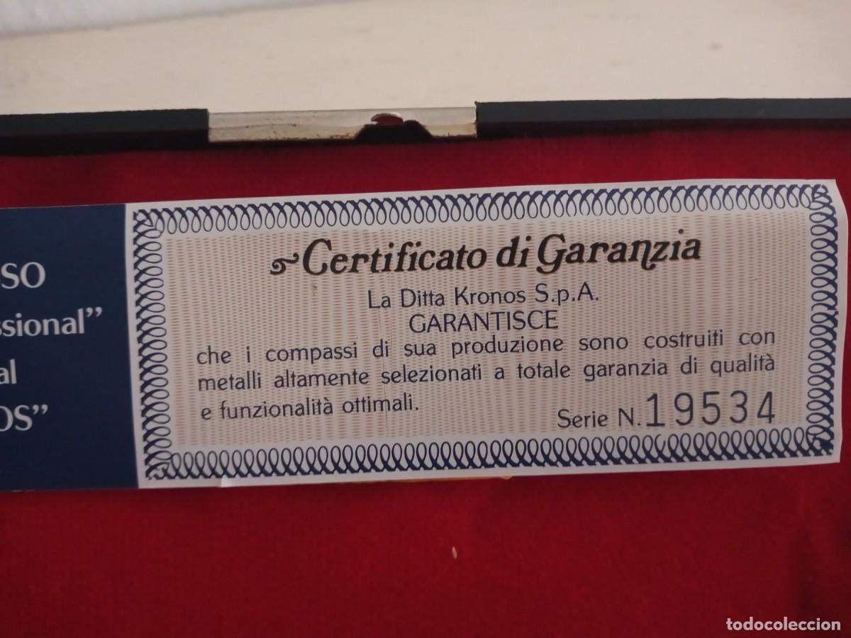 Antig&uuml;edades: ESTUCHE COMPASES KRONOS 935 PROFESSIONAL - Foto 7