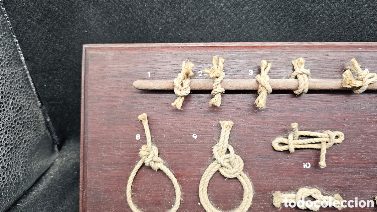 Antig&uuml;edades: Cuadro de nudos marineros - Foto 2