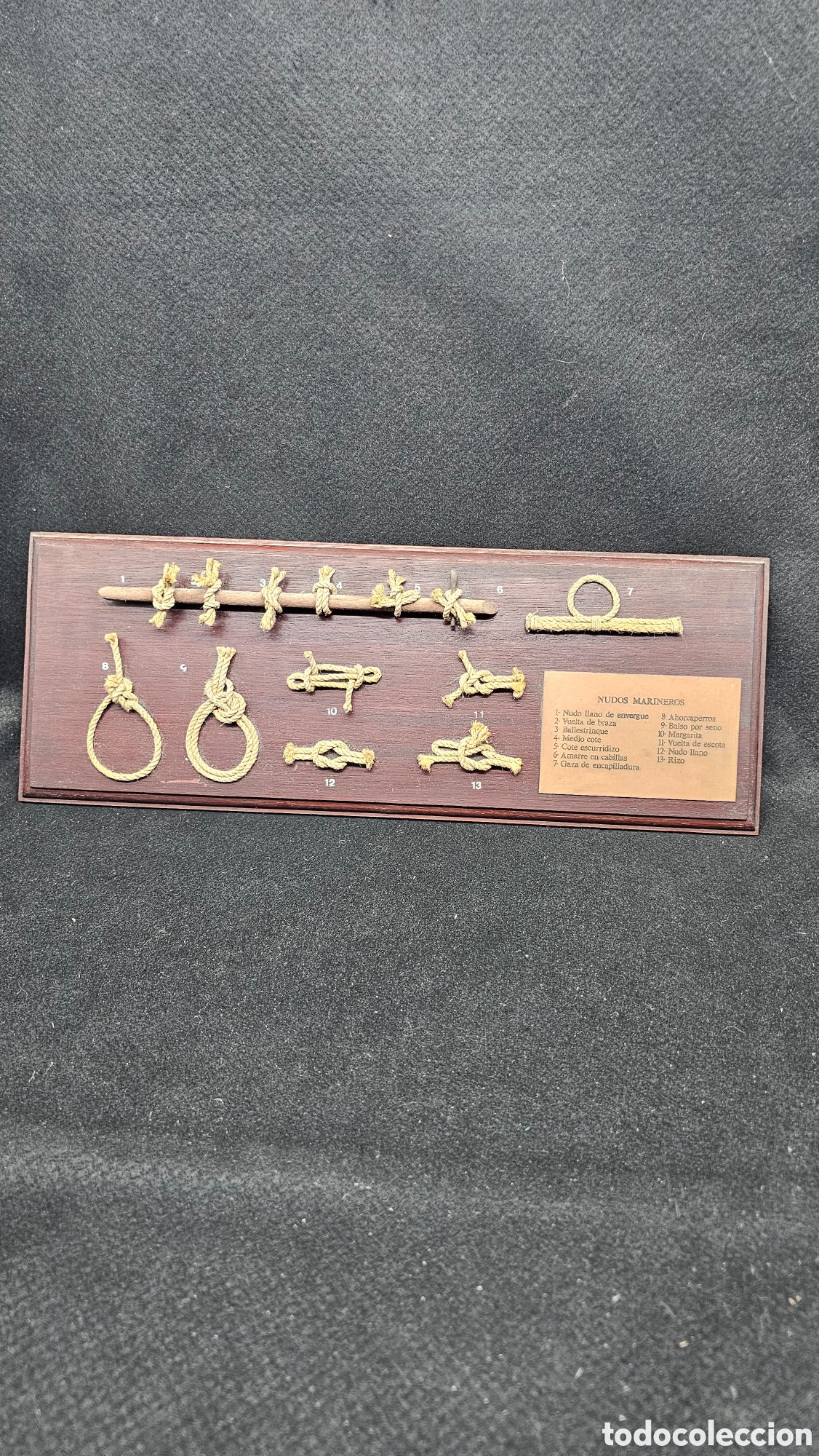 Antig&uuml;edades: Cuadro de nudos marineros - Foto 5