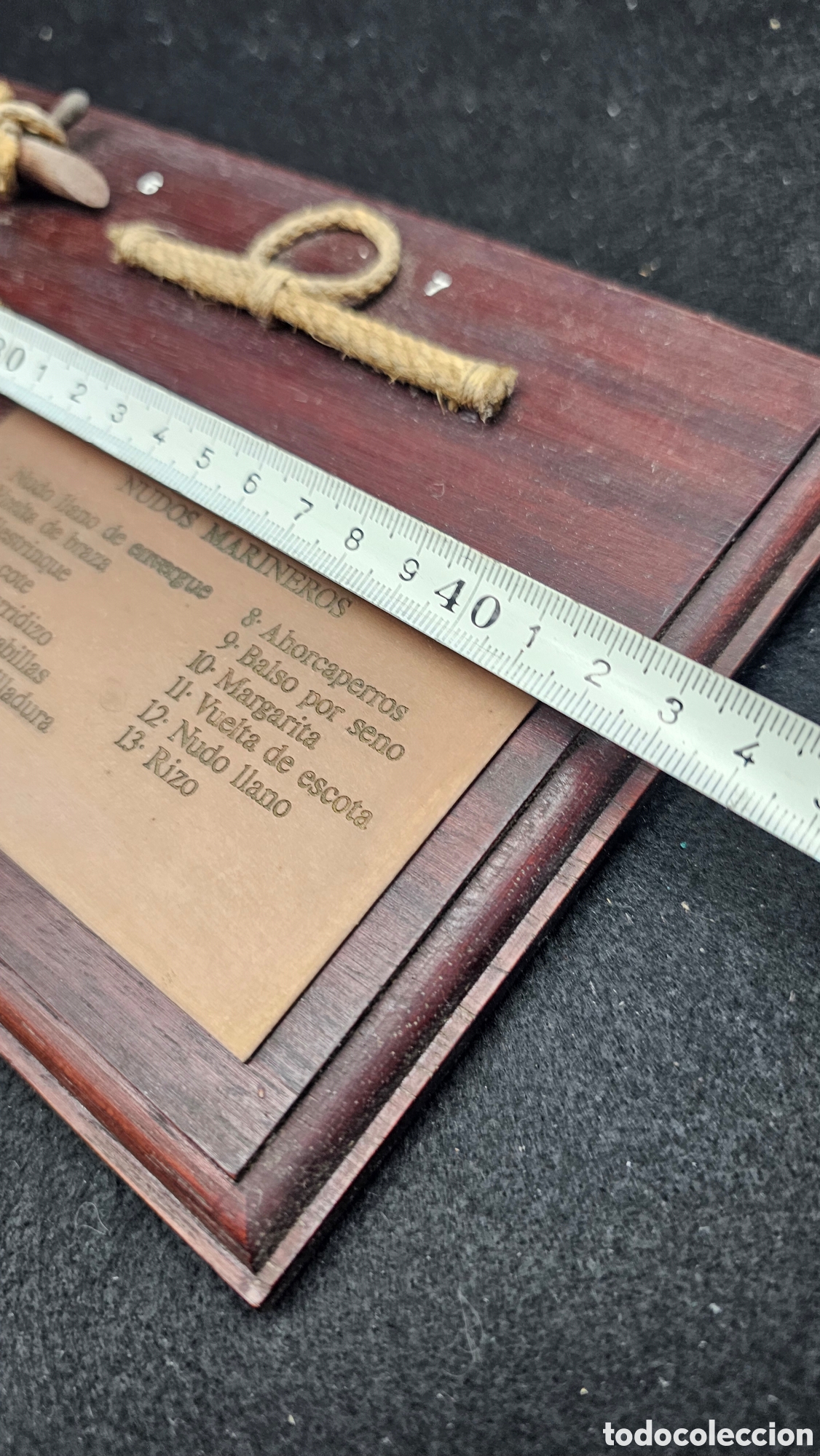 Antig&uuml;edades: Cuadro de nudos marineros - Foto 7