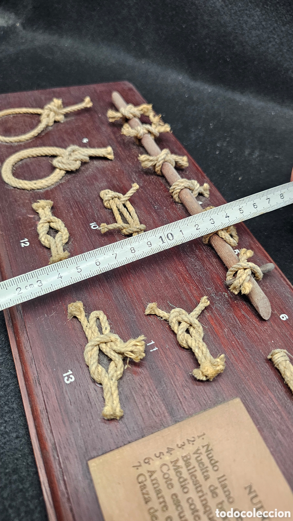 Antig&uuml;edades: Cuadro de nudos marineros - Foto 8