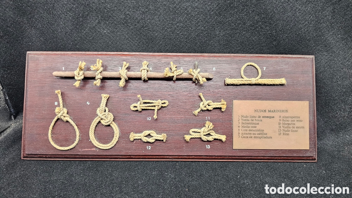 Antig&uuml;edades: Cuadro de nudos marineros