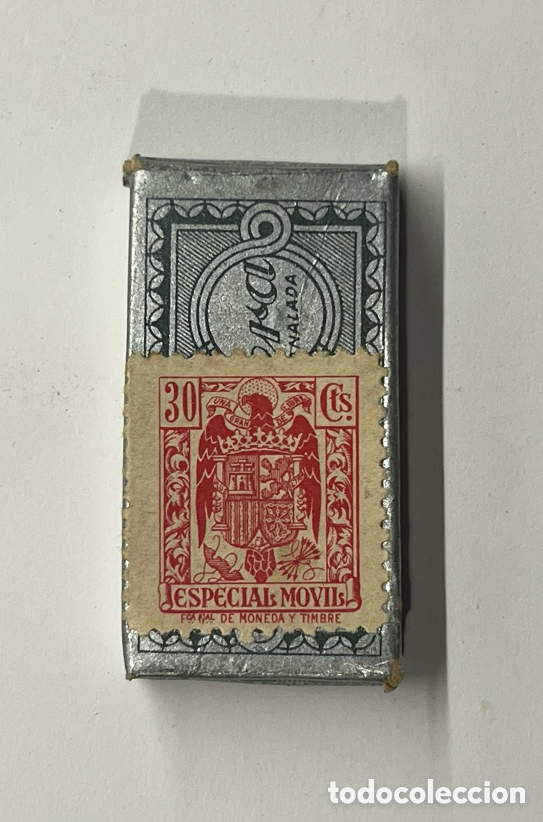 Antiquit&auml;ten: PALMERA. Hojas de afeitar acanalada con sello fiscal de Aduanas. Perfumer&iacute;a y comercios. (1930/1950)