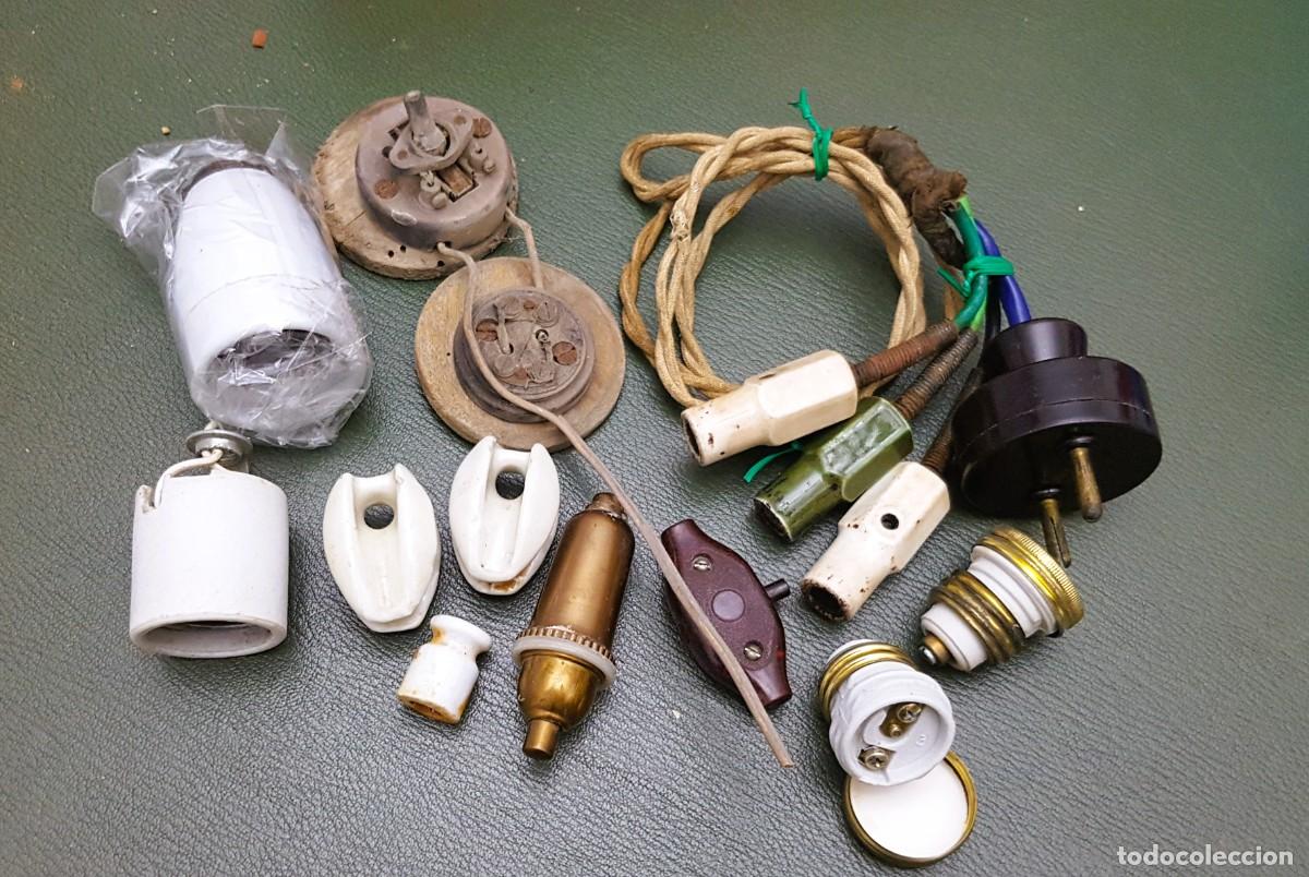 Antig&uuml;edades: LOTE MATERIAL EL&Eacute;CTRICO ANTIGUO