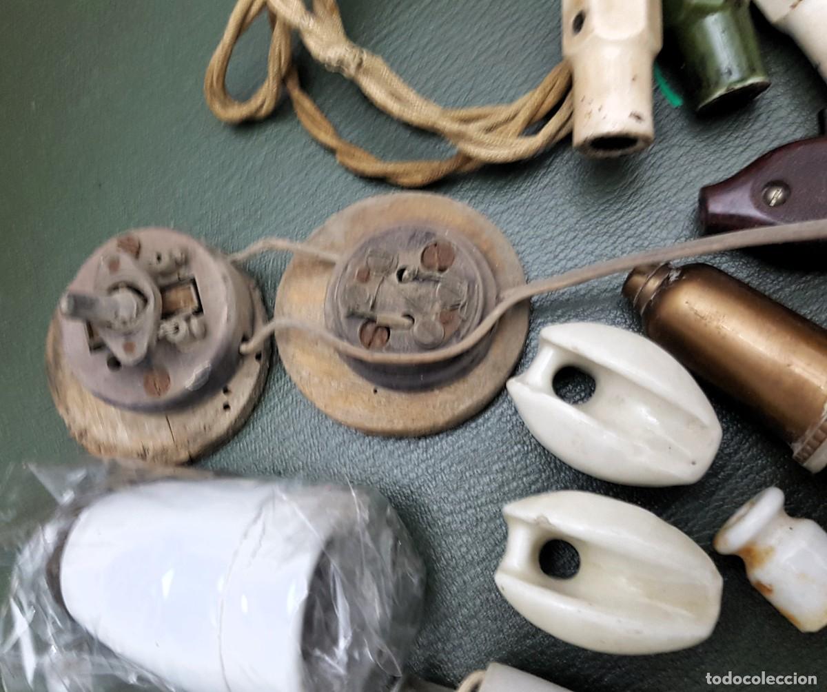 Antig&uuml;edades: LOTE MATERIAL EL&Eacute;CTRICO ANTIGUO - Foto 3