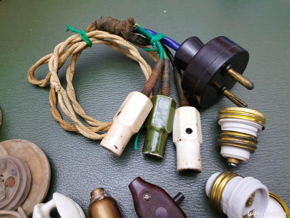 Antig&uuml;edades: LOTE MATERIAL EL&Eacute;CTRICO ANTIGUO - Foto 6