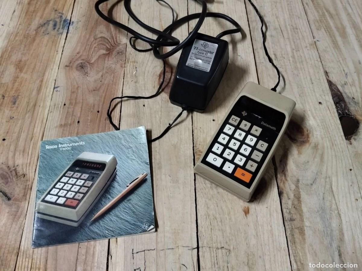 Antig&uuml;edades: Calculadora vintage Texas Instruments TI-2500 Datamath. Para reparar