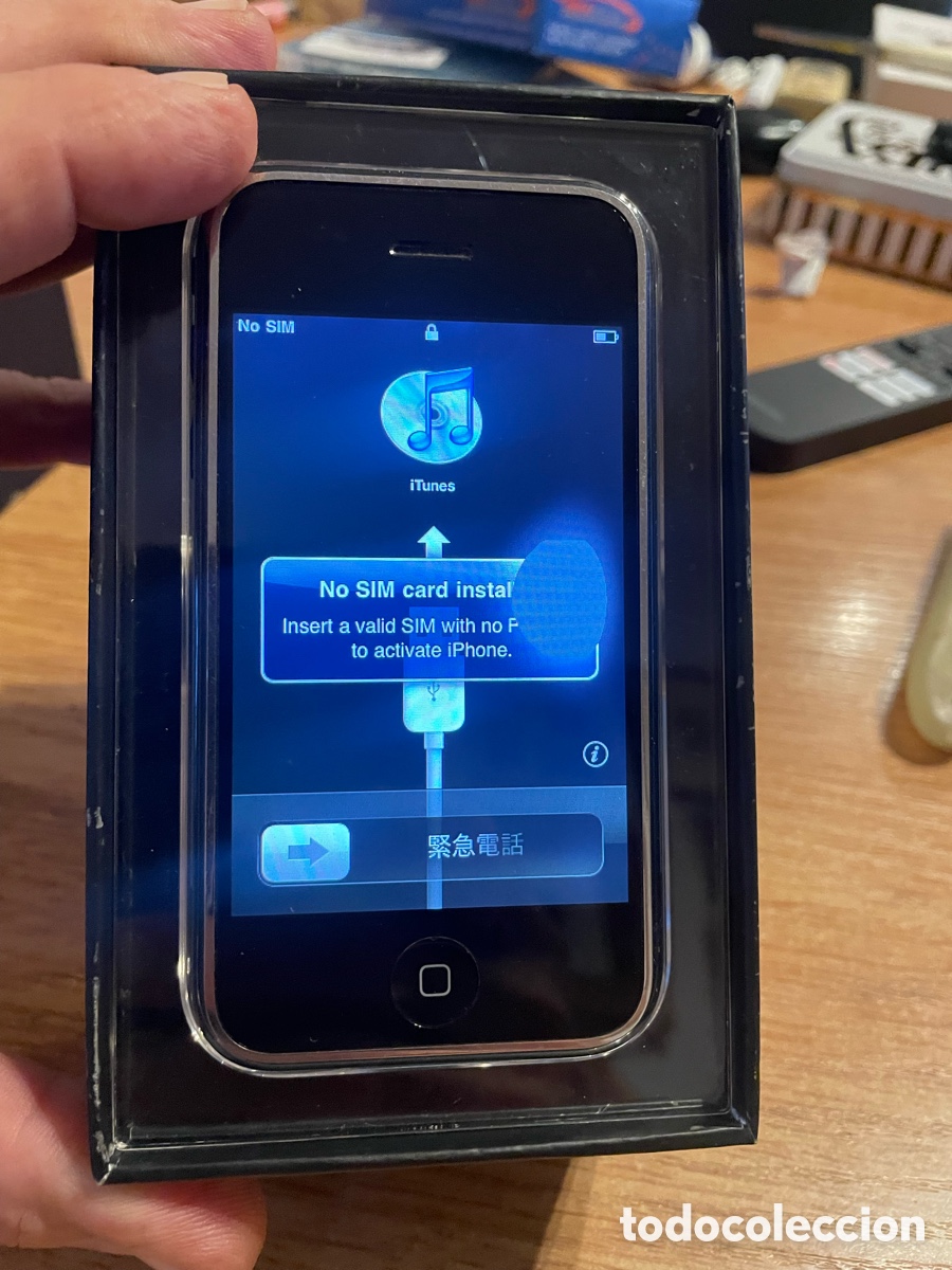 Tel&eacute;fonos: Apple iPhone original A1203 8GB con caja y accesorios - Foto 3