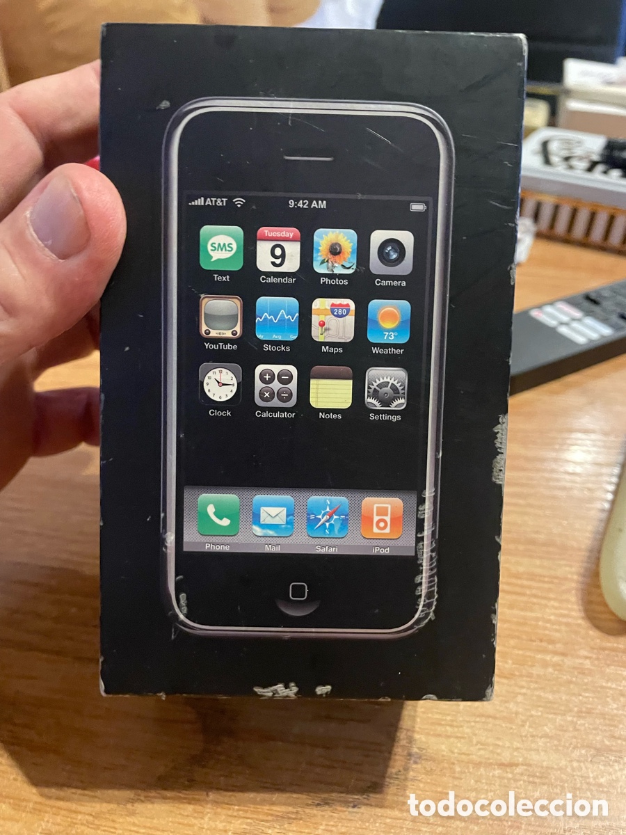 Tel&eacute;fonos: Apple iPhone original A1203 8GB con caja y accesorios