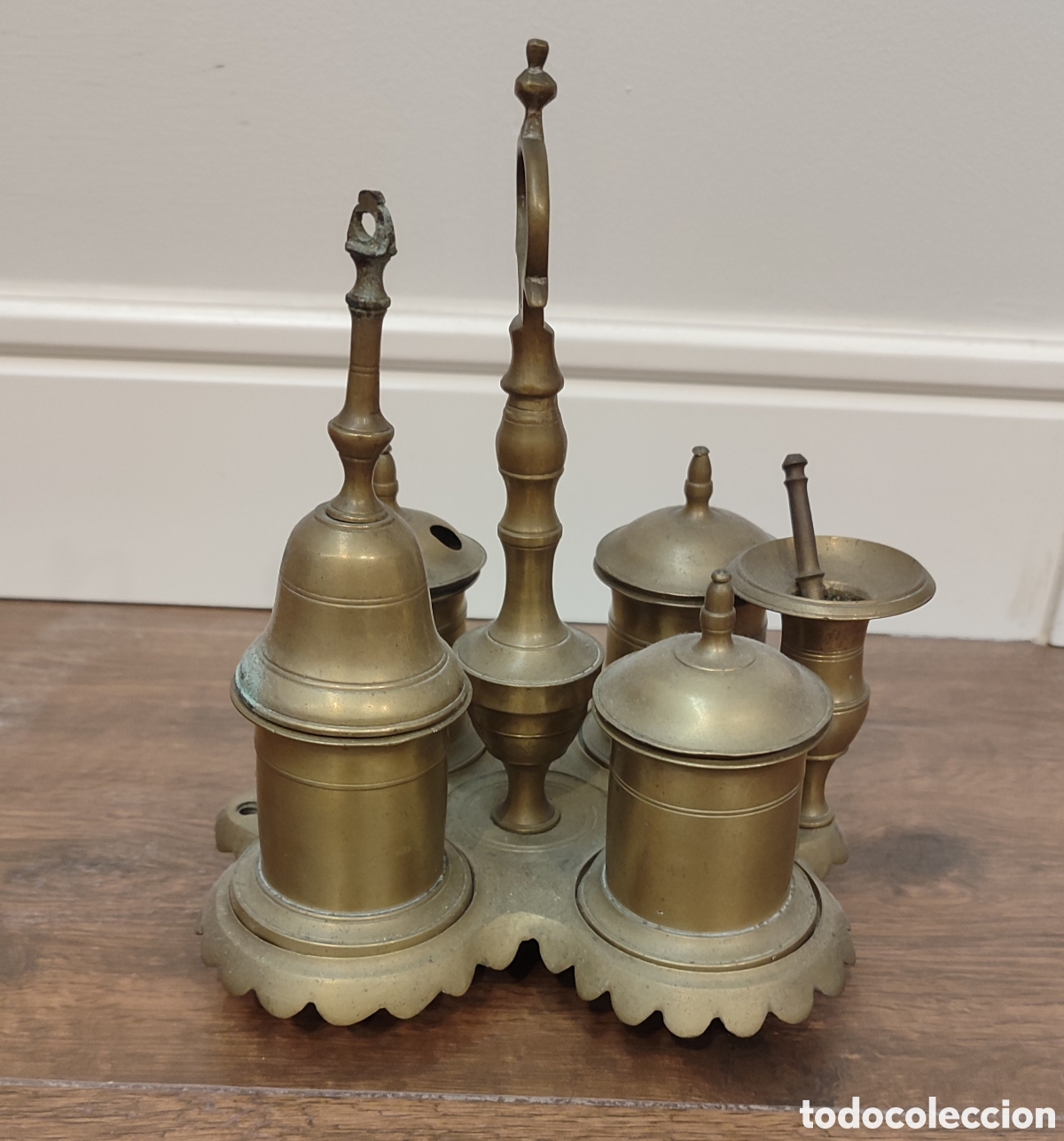Antig&uuml;edades: Antigua escriban&iacute;a de bronce - Foto 2
