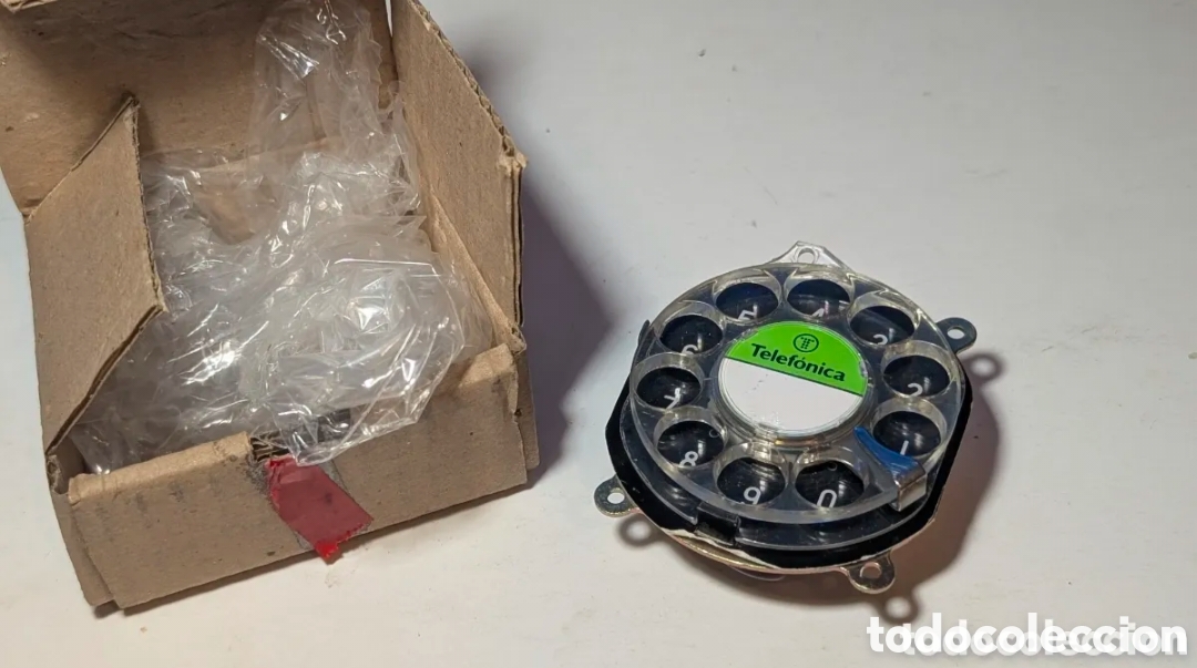 Tel&eacute;fonos: Disco de marcaci&oacute;n rotativo de repuesto para el cl&aacute;sico tel&eacute;fono G&oacute;ndola. Telef&oacute;nica