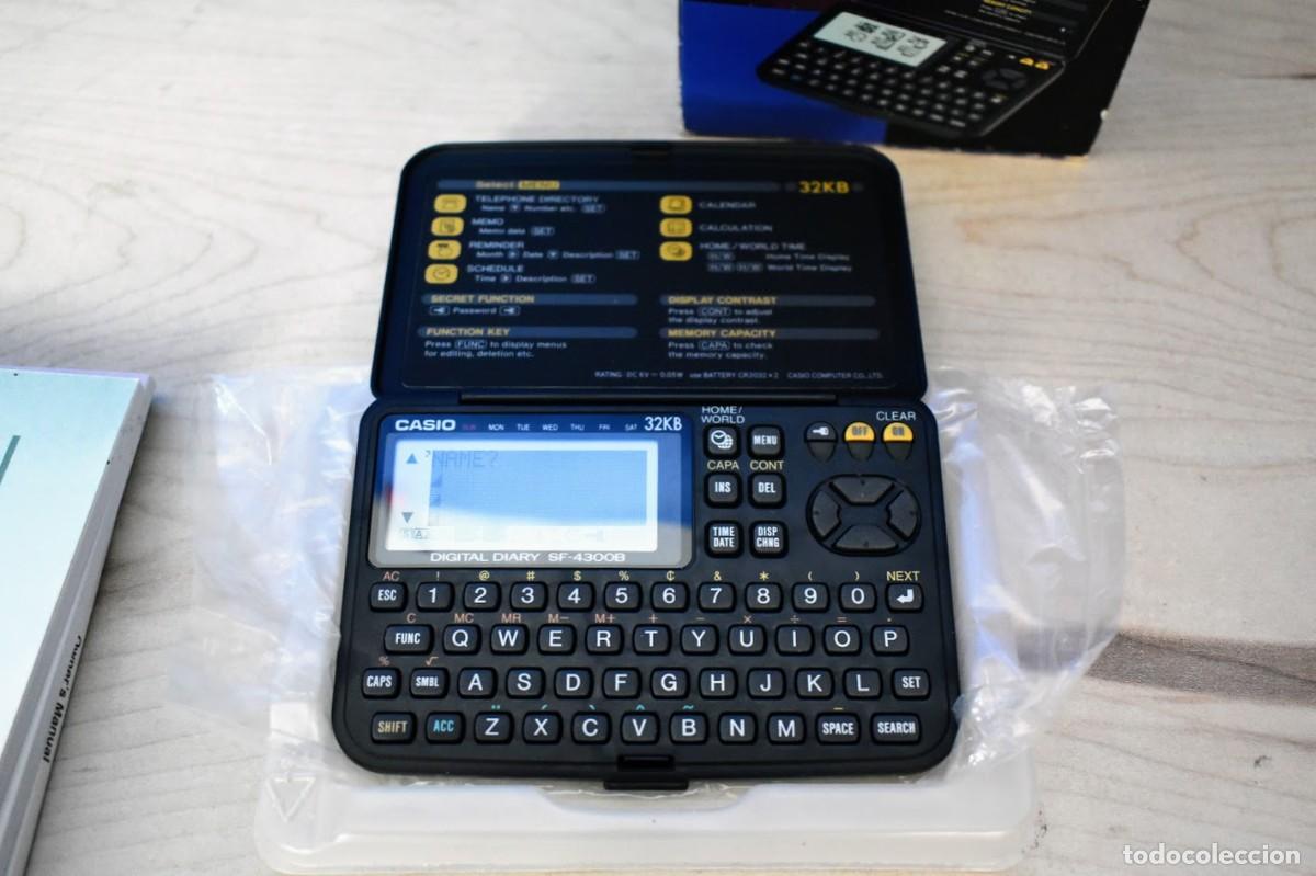 Antig&uuml;edades: Agenda Electr&oacute;nica Vintage Casio Digital Diary SF-4300B 32KB a&ntilde;o 90