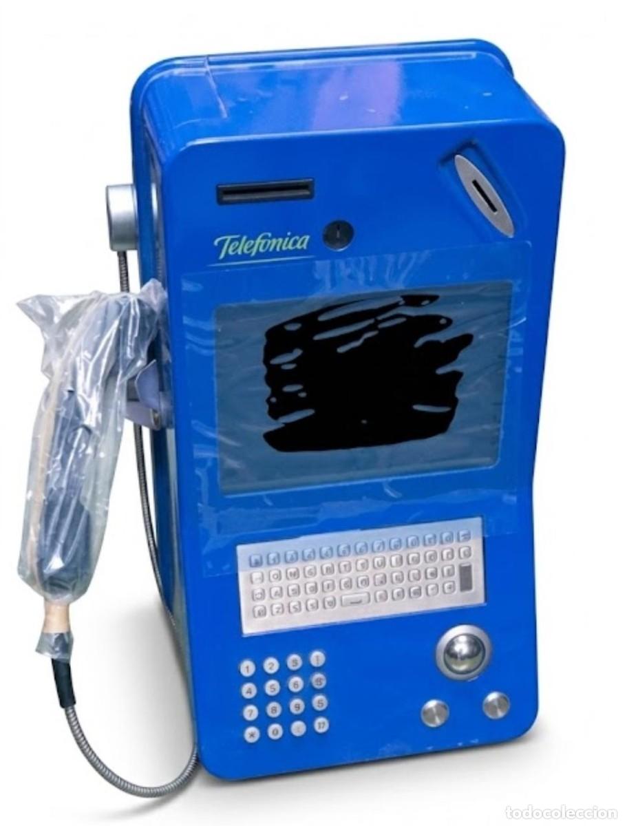 Telefoni: Telefono publico cabina monedas telefonica SIMENS