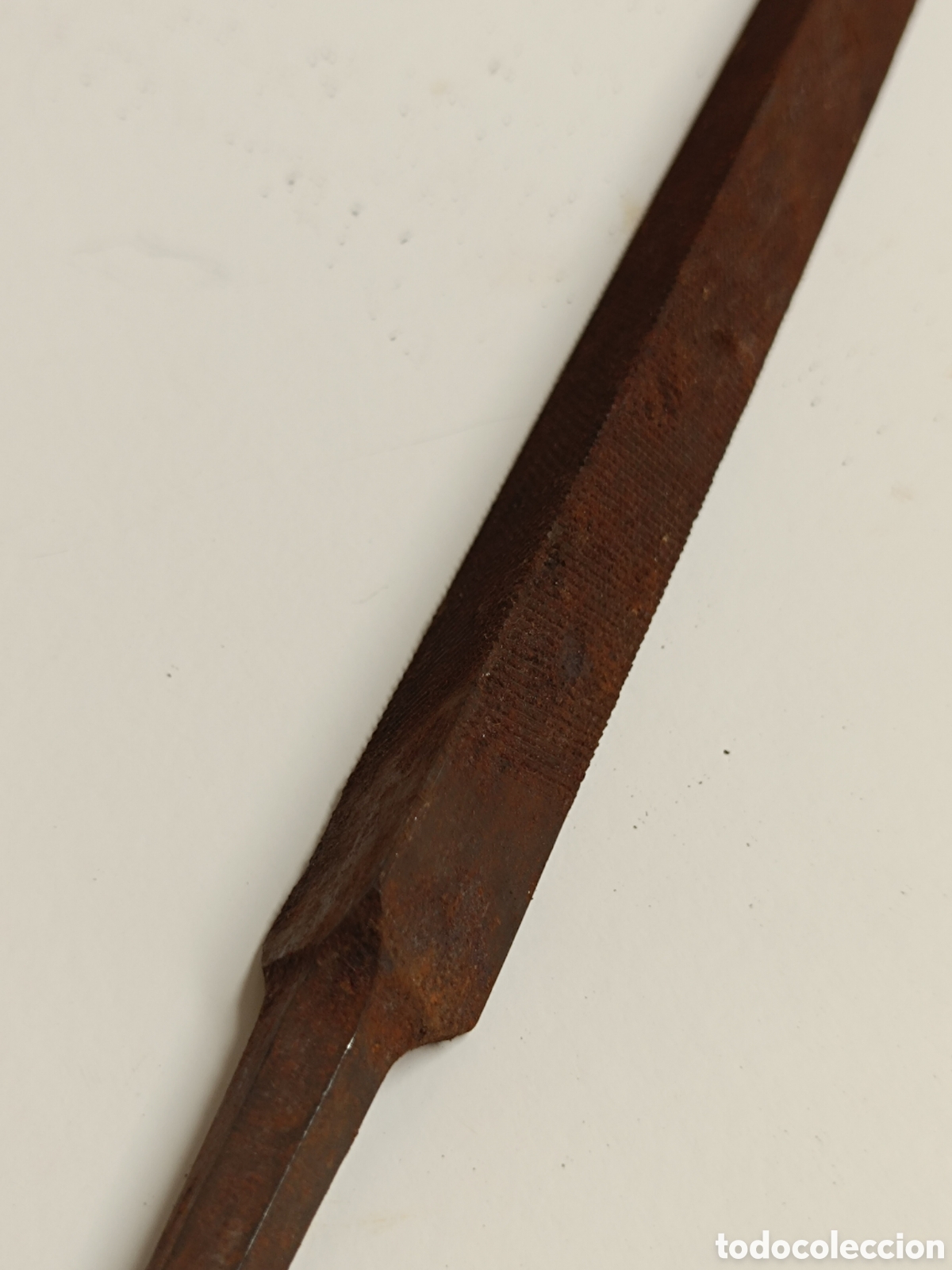 Antig&uuml;edades: Lima antigua hierro triangular (39cm) - Foto 2