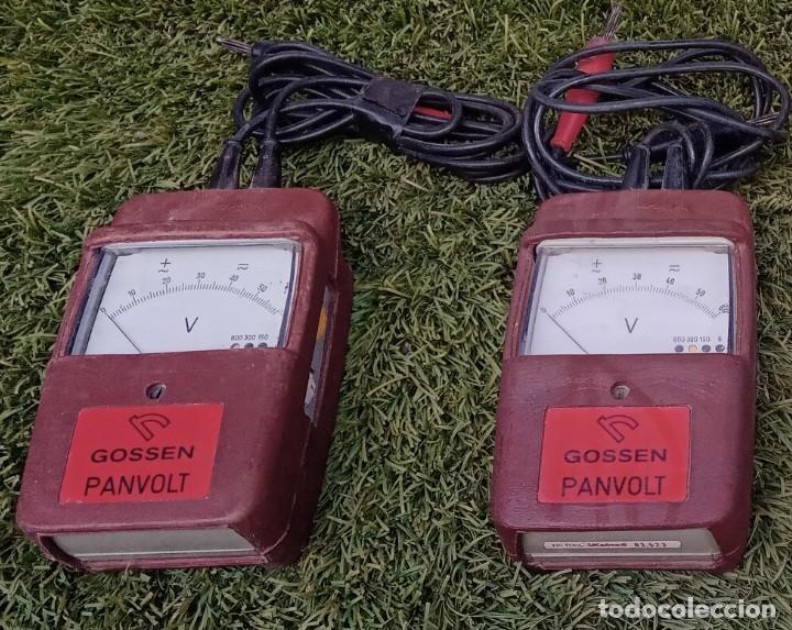 Antig&uuml;edades: Voltimetros a&ntilde;os 80 Gossen Panvolt