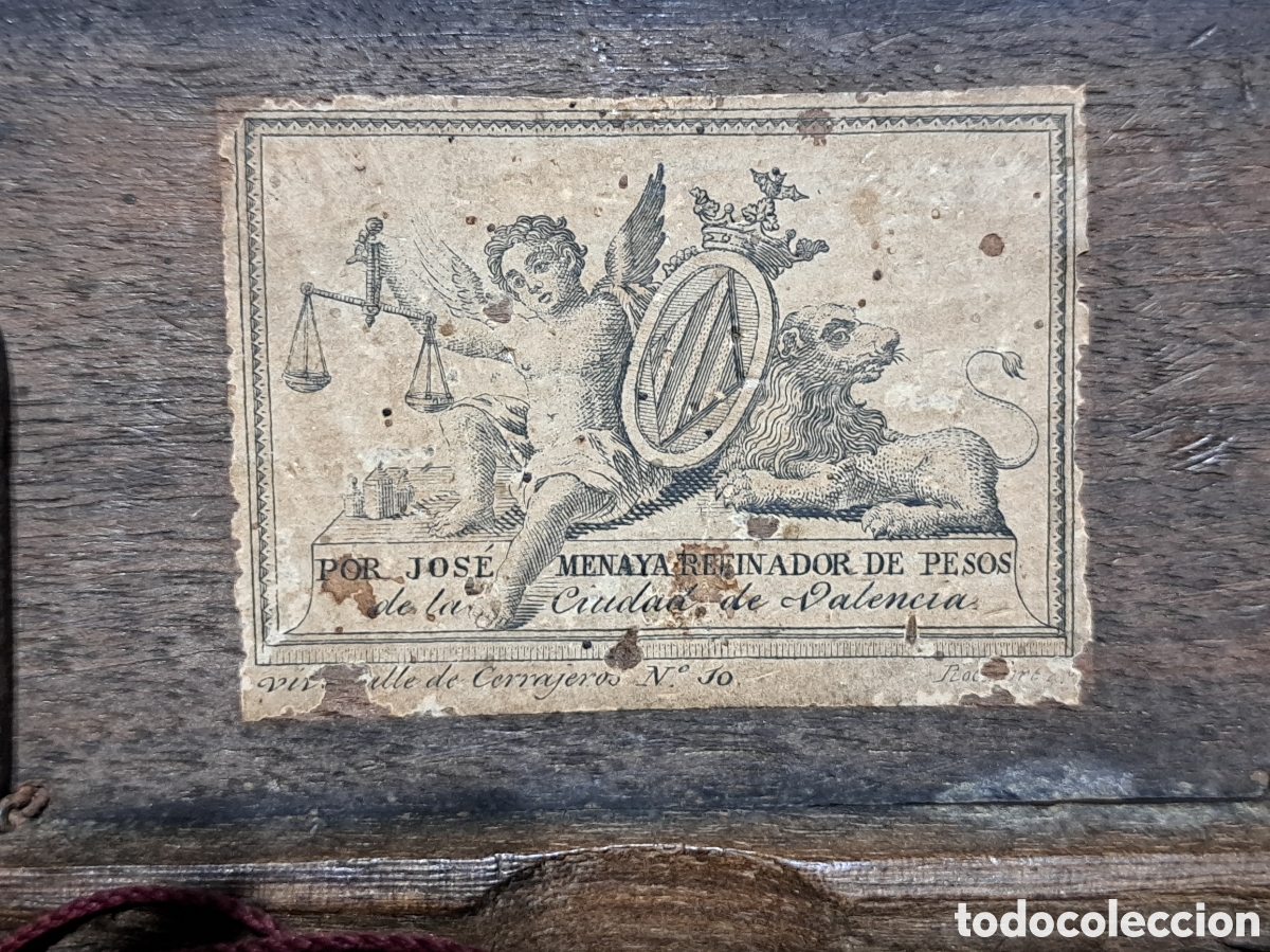 Antig&uuml;edades: Caja valenciana ponderal - Foto 2