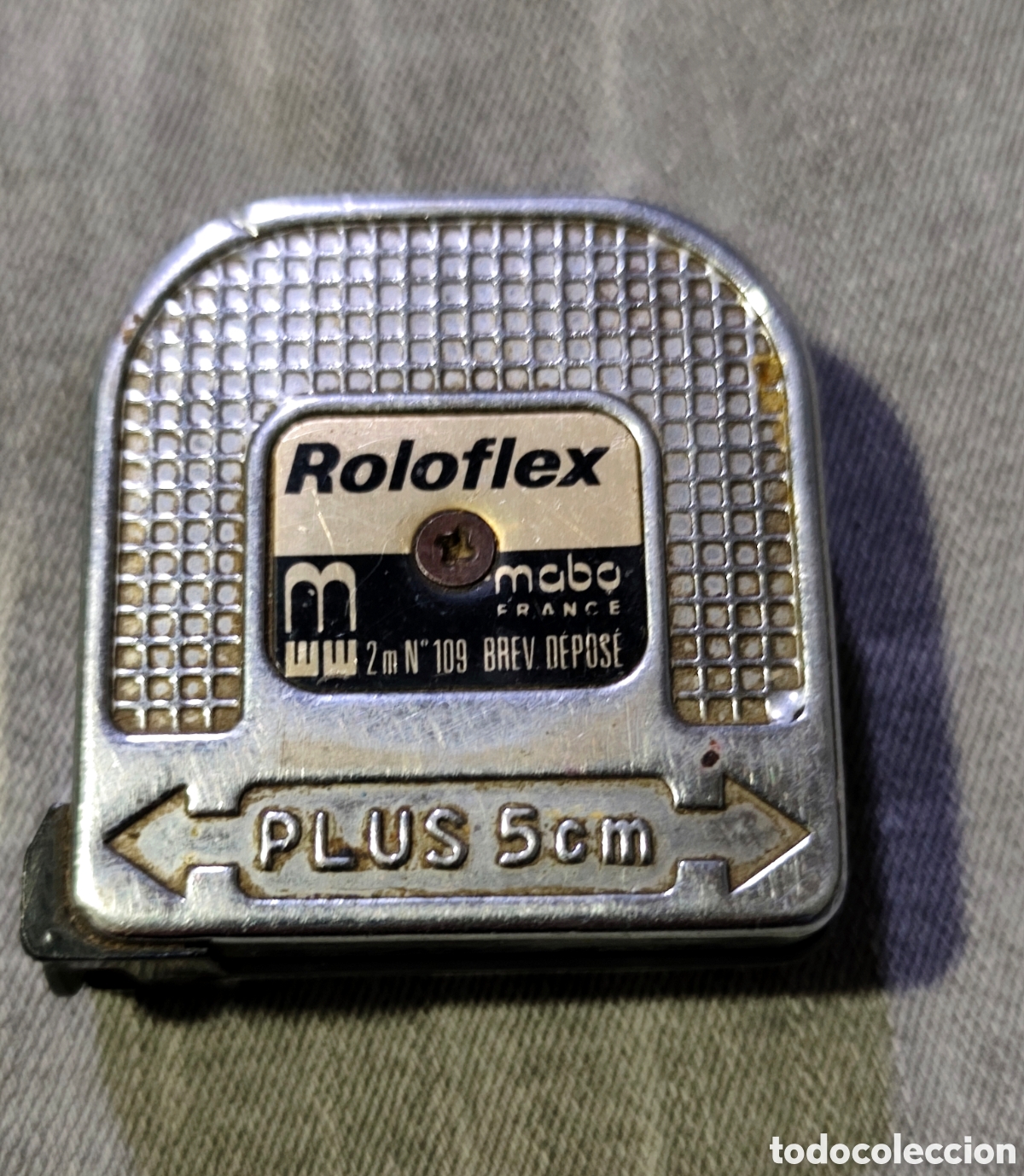 Antig&uuml;edades: Cinta metrica MABO ROLOFLEX n. 109.
