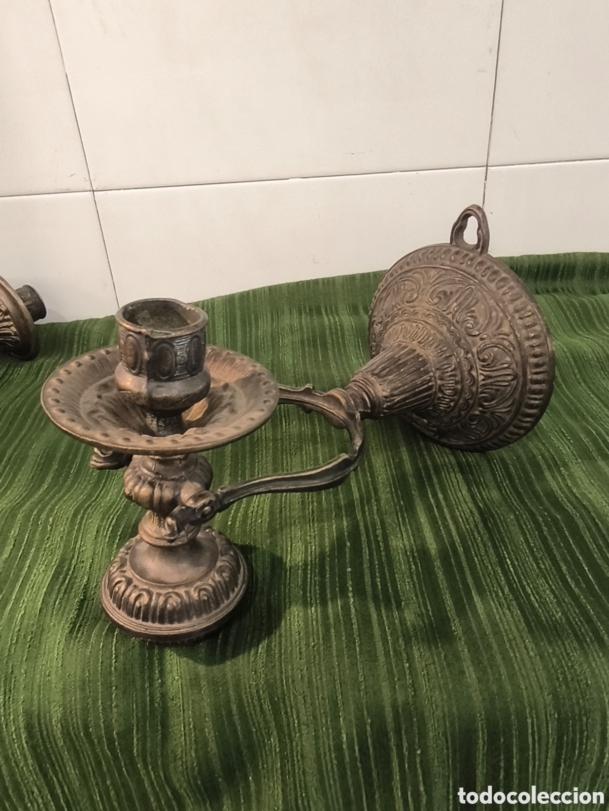 Antig&uuml;edades: 2 candelabros N&aacute;uticos finales S.XIX - Foto 3