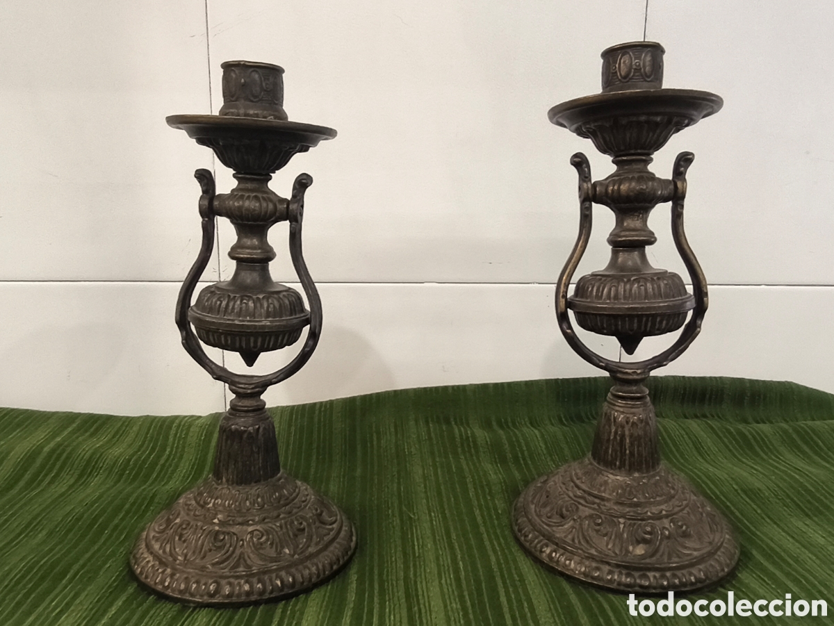 Antig&uuml;edades: 2 candelabros N&aacute;uticos finales S.XIX - Foto 5