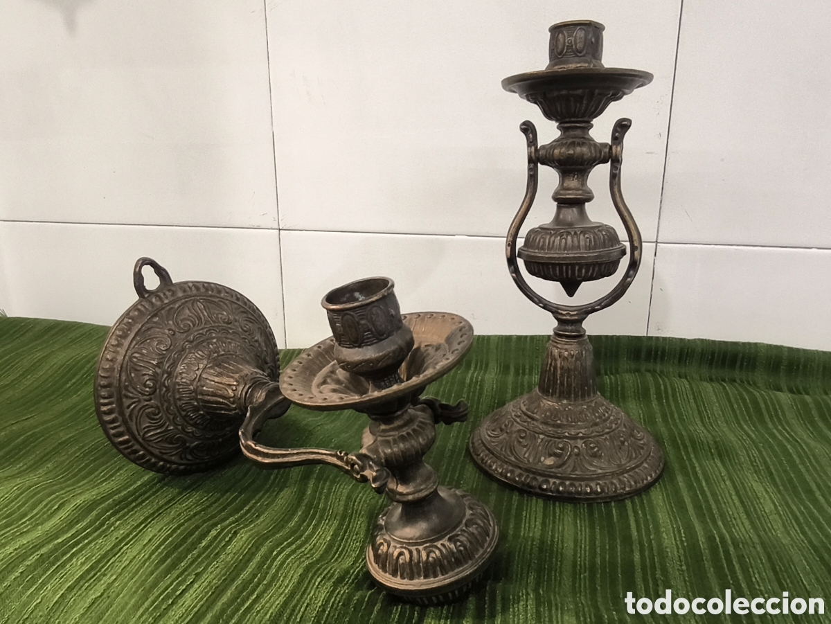 Antig&uuml;edades: 2 candelabros N&aacute;uticos finales S.XIX