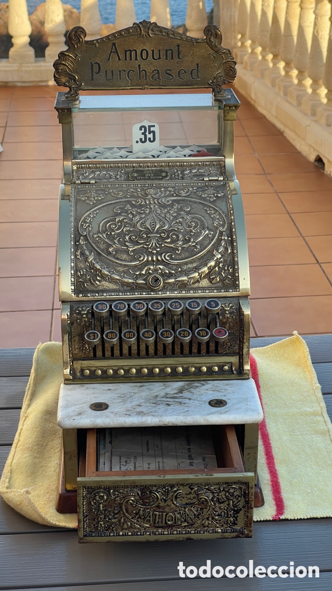 Antig&uuml;edades: Caja registradora National modelo 313 - Foto 2