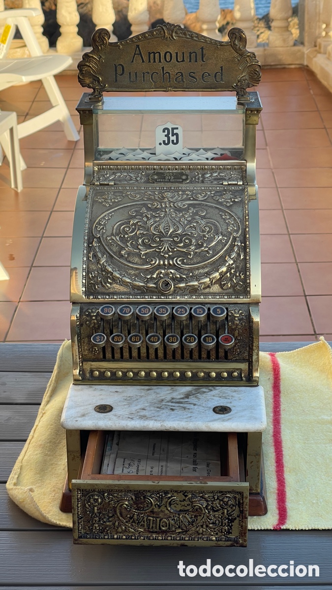 Antig&uuml;edades: Caja registradora National modelo 313 - Foto 4