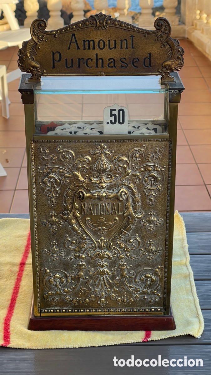 Antig&uuml;edades: Caja registradora National modelo 313 - Foto 6