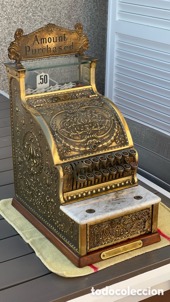 Antig&uuml;edades: Caja registradora National modelo 313 - Foto 8