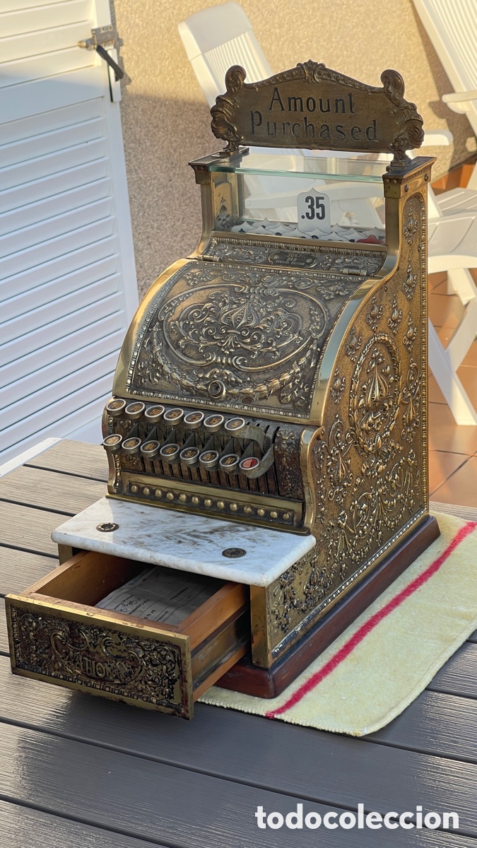 Antig&uuml;edades: Caja registradora National modelo 313