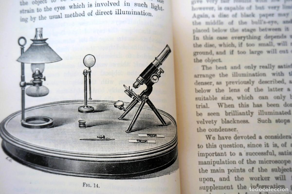 Antig&uuml;edades: MICROSCOPIO. LIBRO ANTIGUO &ldquo;Common Objects of the Microscope&rdquo; 1.902 - Foto 2