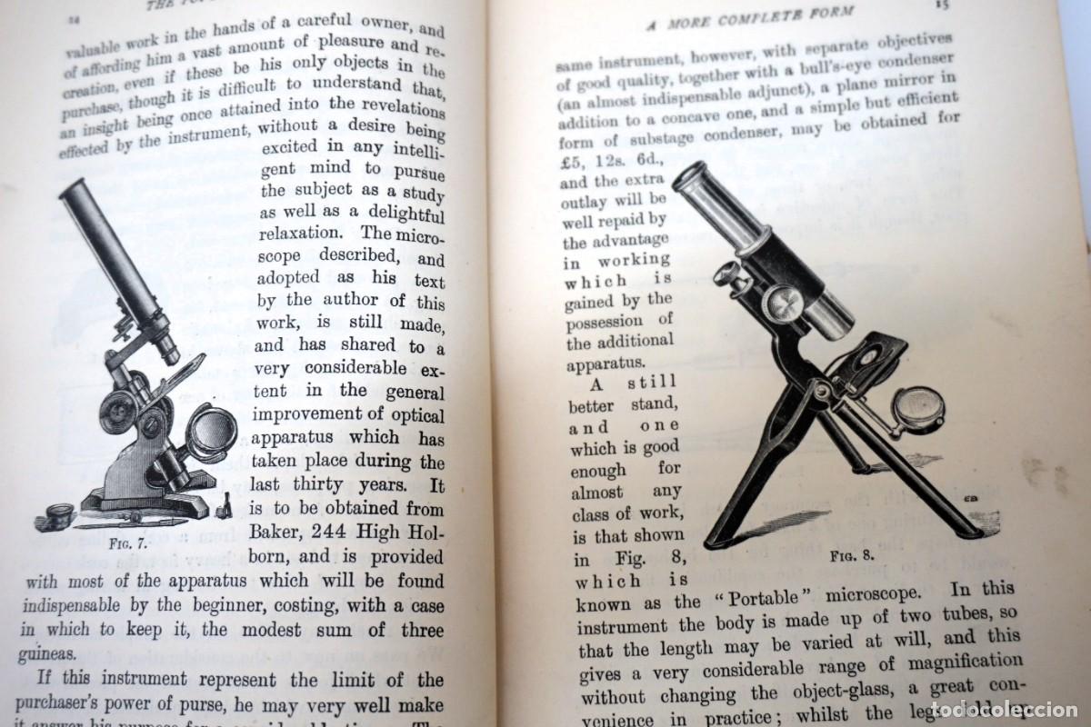 Antig&uuml;edades: MICROSCOPIO. LIBRO ANTIGUO &ldquo;Common Objects of the Microscope&rdquo; 1.902 - Foto 3