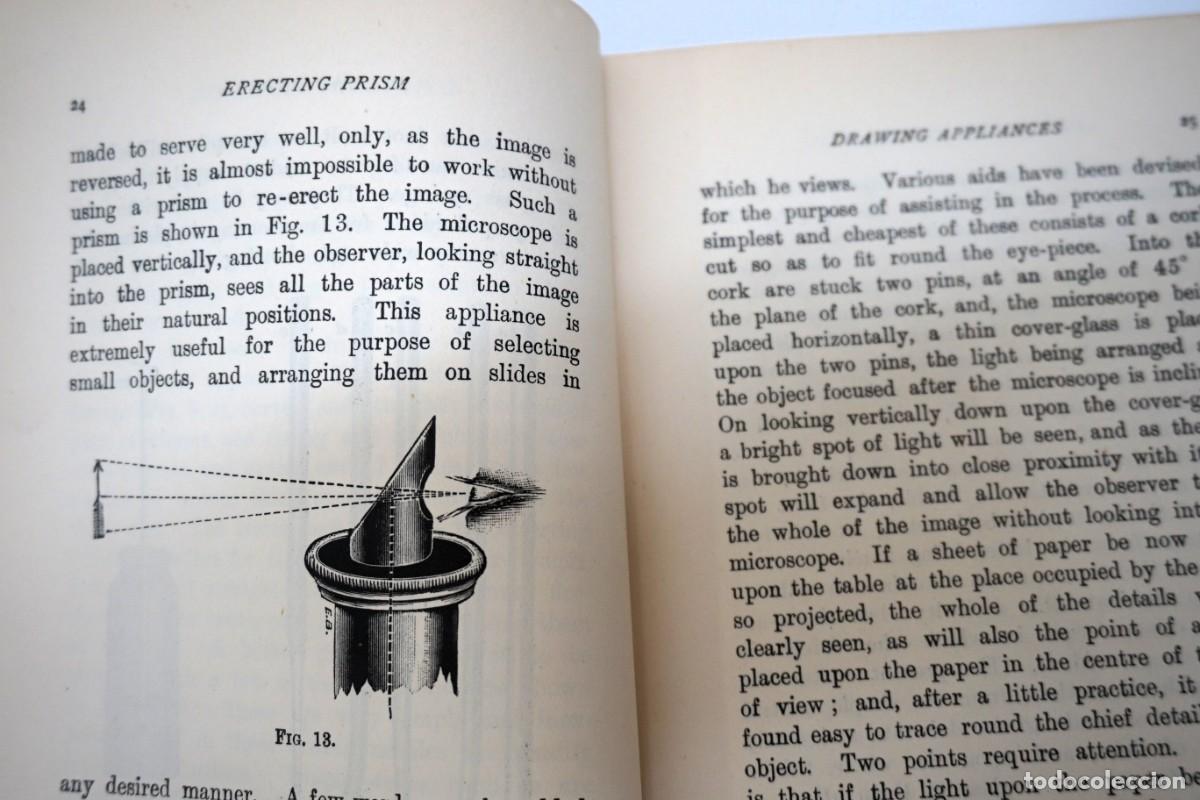 Antig&uuml;edades: MICROSCOPIO. LIBRO ANTIGUO &ldquo;Common Objects of the Microscope&rdquo; 1.902 - Foto 5