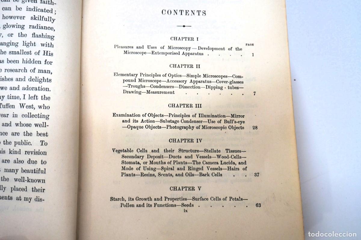 Antig&uuml;edades: MICROSCOPIO. LIBRO ANTIGUO &ldquo;Common Objects of the Microscope&rdquo; 1.902 - Foto 14