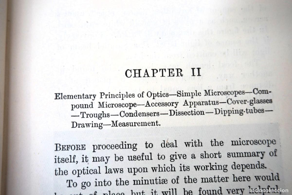Antig&uuml;edades: MICROSCOPIO. LIBRO ANTIGUO &ldquo;Common Objects of the Microscope&rdquo; 1.902 - Foto 17