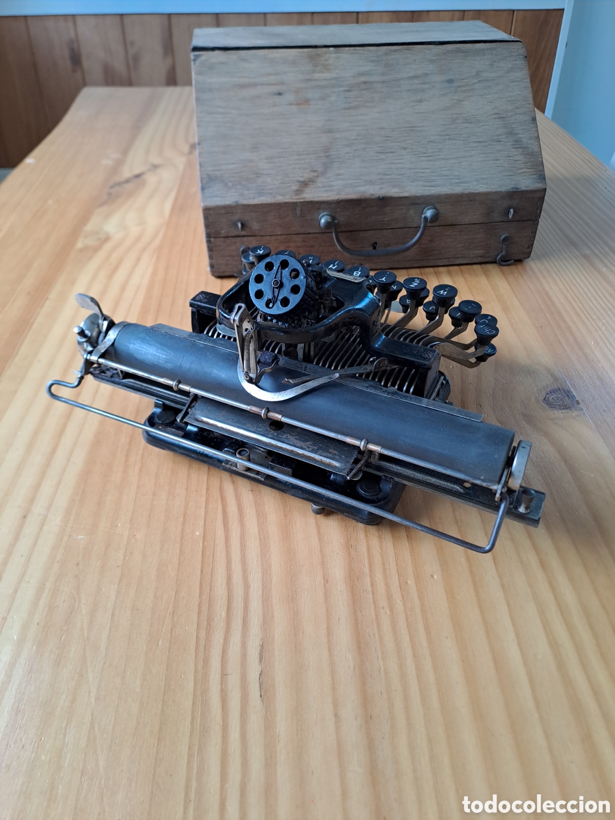 Antig&uuml;edades: M&aacute;quina de escribir Dactyle de 1894 - Foto 4