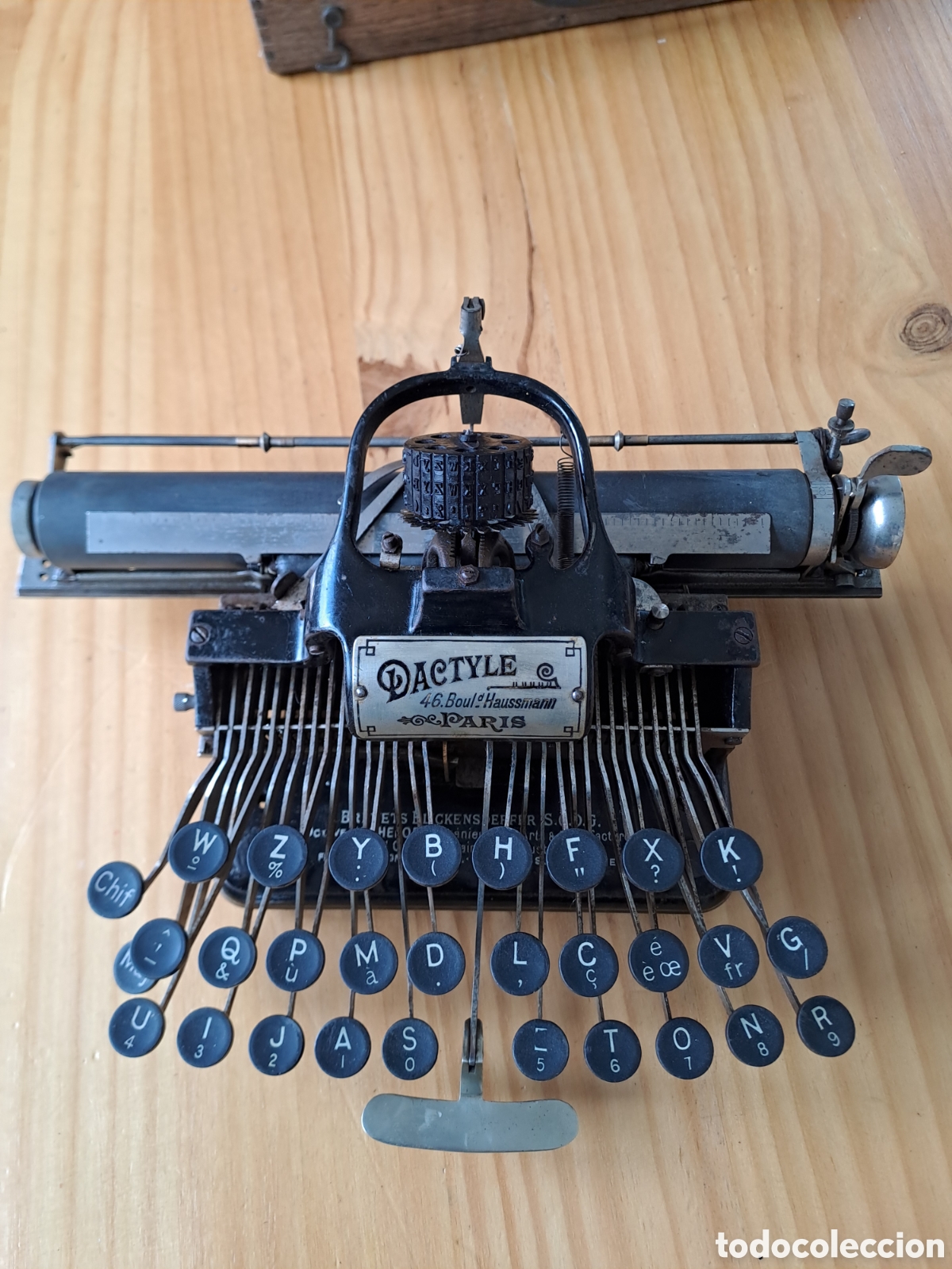 Antig&uuml;edades: M&aacute;quina de escribir Dactyle de 1894 - Foto 6