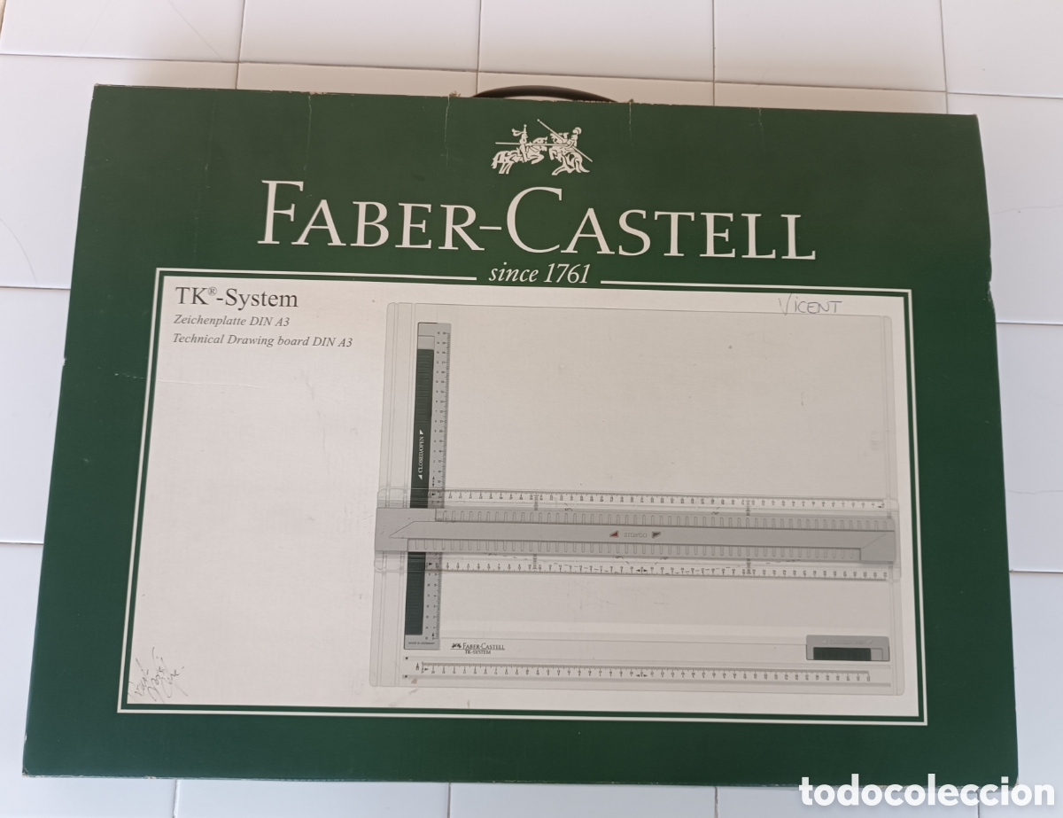 Antig&uuml;edades: FABER CASTELL Placa Dibujo Dise&ntilde;o TK- Sistem (Alemania).