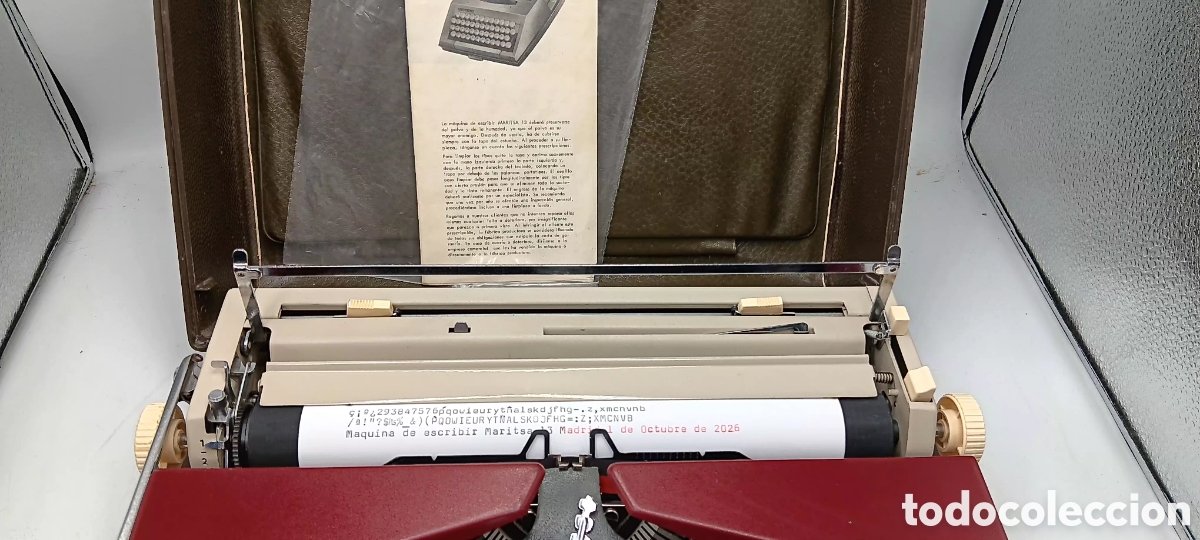 Antig&uuml;edades: M&aacute;quina de escribir Maritsa 13 - Foto 2