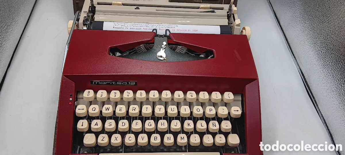 Antig&uuml;edades: M&aacute;quina de escribir Maritsa 13 - Foto 1