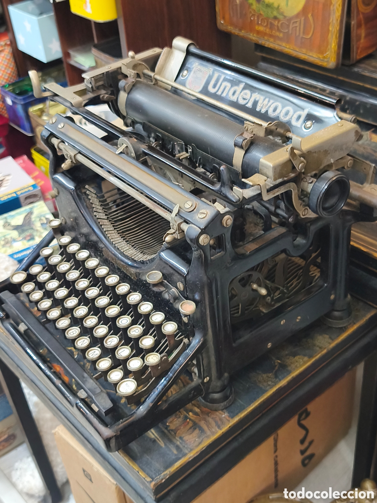 Antig&uuml;edades: Maquina de escribir underwood - Foto 2