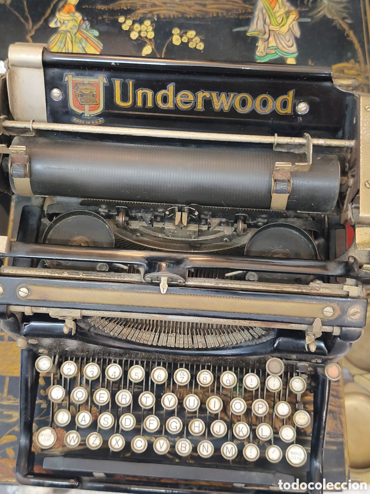 Antig&uuml;edades: Maquina de escribir underwood - Foto 3