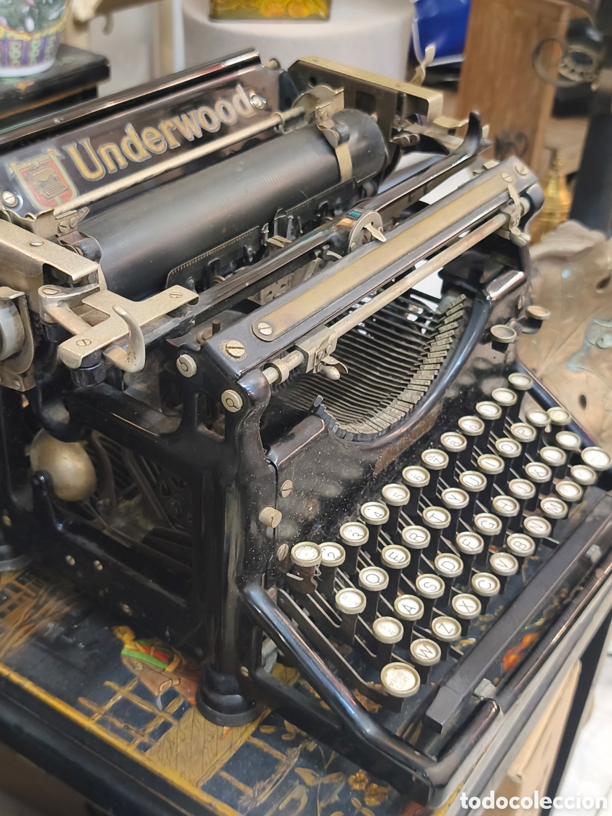 Antig&uuml;edades: Maquina de escribir underwood - Foto 4