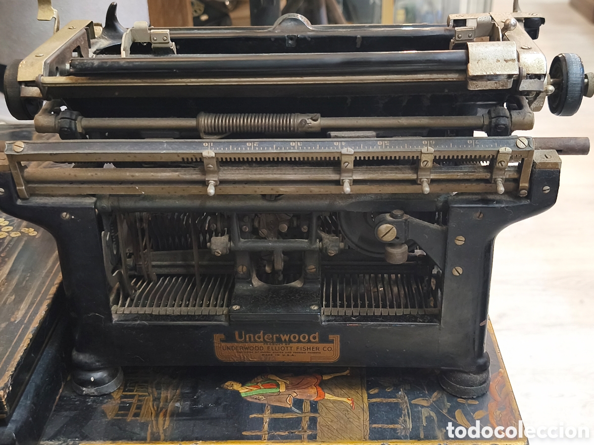 Antig&uuml;edades: Maquina de escribir underwood - Foto 5