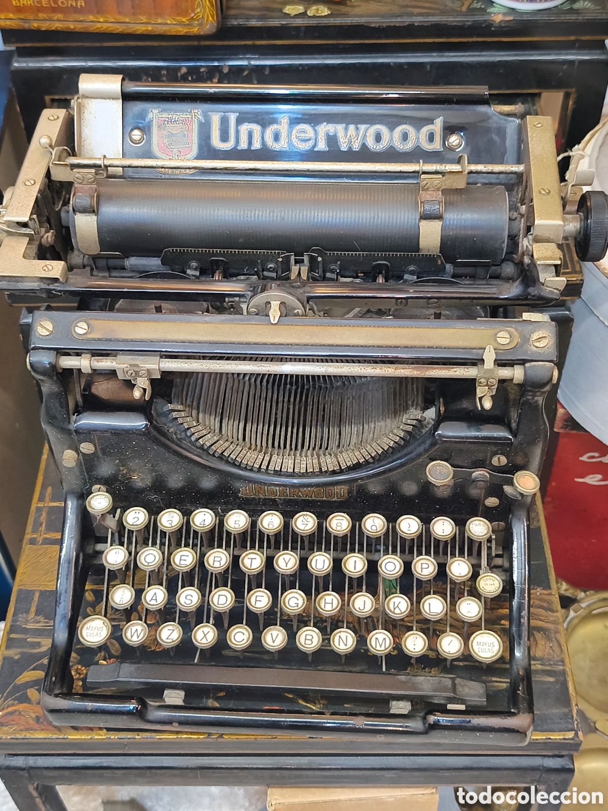 Antig&uuml;edades: Maquina de escribir underwood - Foto 1