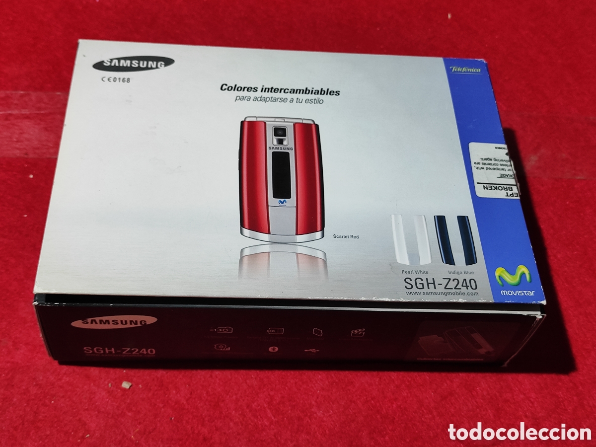 Tel&eacute;fonos: M&oacute;vil Samsung SGH Z240 con caja y accesorios leer descripci&oacute;n
