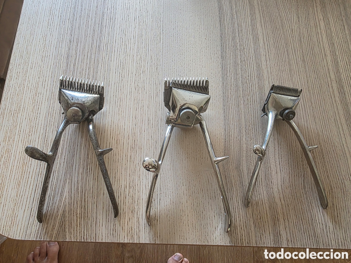 Antig&uuml;edades: M&aacute;quina de cortar pelo manual vintage