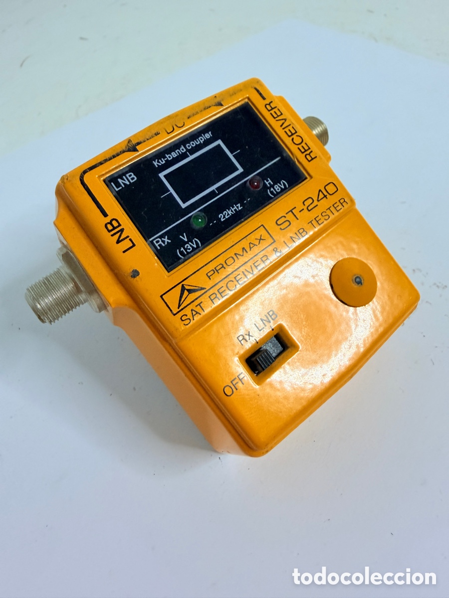Antig&uuml;edades: Promax St-240 Sat Receiver Lnb Tester - Foto 3