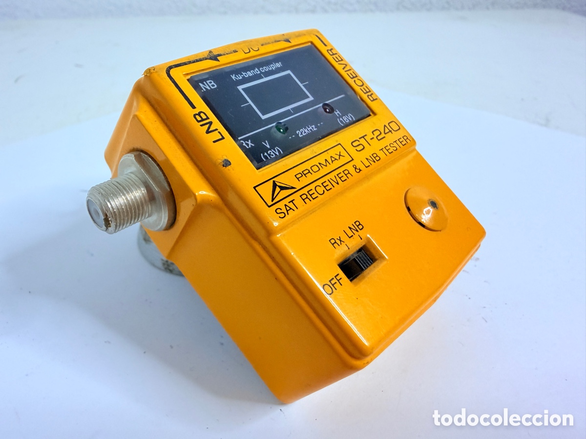 Antig&uuml;edades: Promax St-240 Sat Receiver Lnb Tester - Foto 4