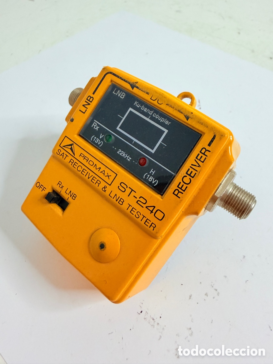 Antig&uuml;edades: Promax St-240 Sat Receiver Lnb Tester - Foto 6