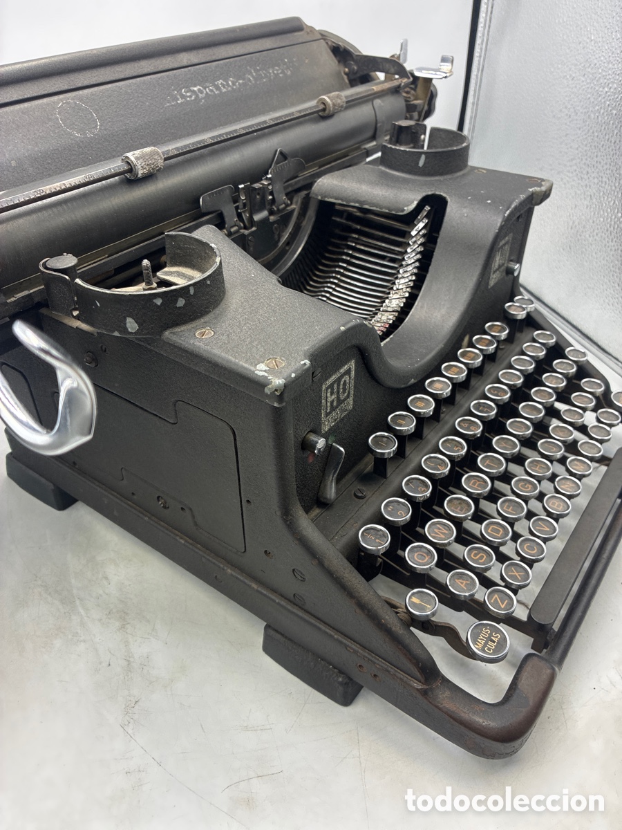 Antig&uuml;edades: M&aacute;quina de escribir Hispano Olivetti modelo M40. - Foto 6